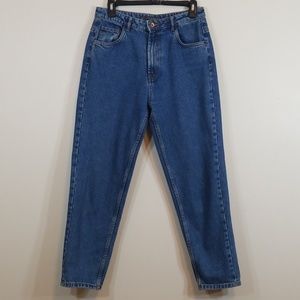 Zara Vintage High Waist Straight Leg Jeans